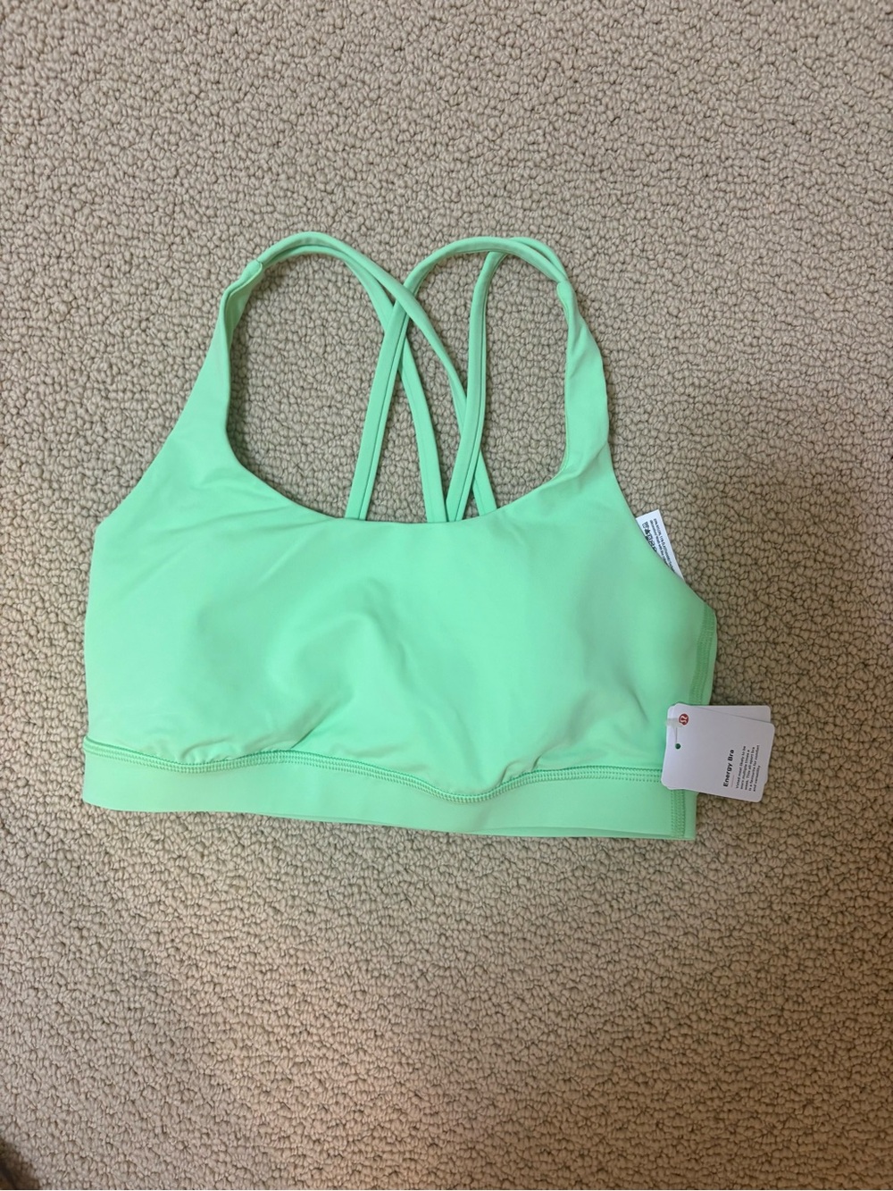 lululemon athletica Mint Green Strappy Swim Bralette